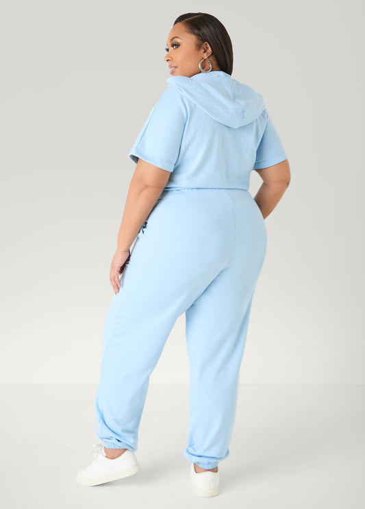 French Terry Joggers Jumpsuit