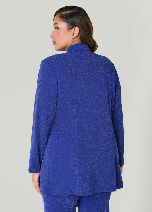 Metallic Boyfriend Blazer